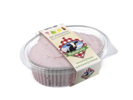 Bavarois bosbes-yoghurt